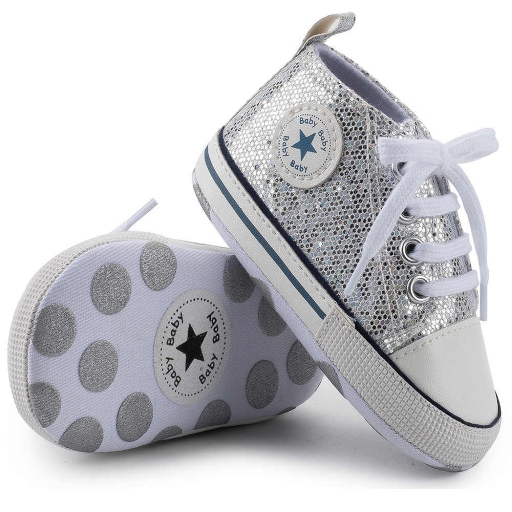 Converse baby sneakers.